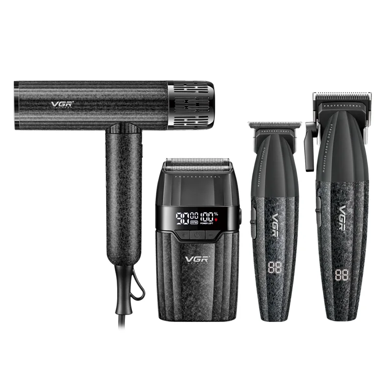مجموعة الحلاقة الاحترافية المتكاملة VGR V-640 S4