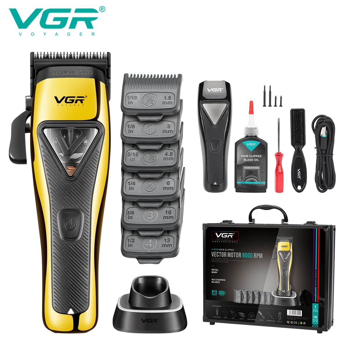 ماكينة حلاقة VGR V-015 فيكتور موتور - الصورة 2