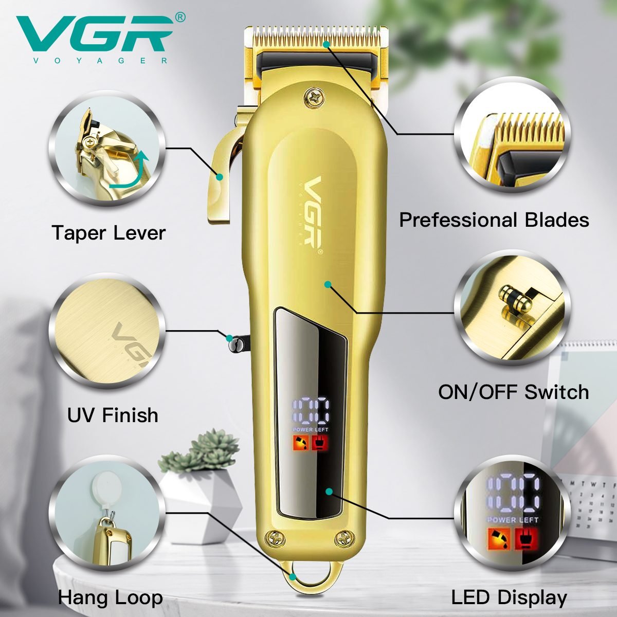 ماكينة تحديد وتهذيب الذقن VGR V-278 - الصورة 3