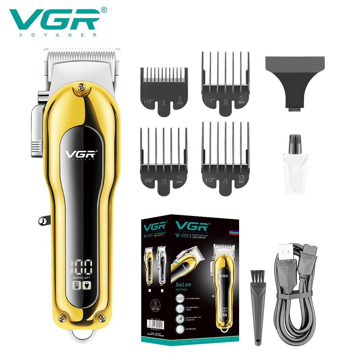 ماكينة حلاقة وتدريج VGR V-680 - الصورة 2